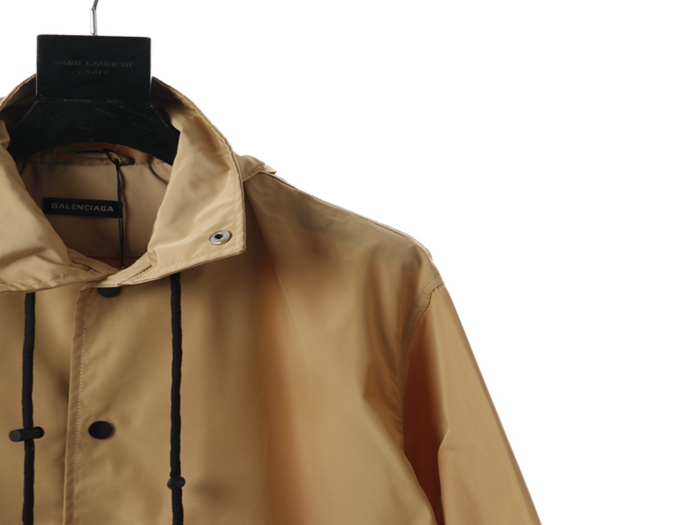 BLCG Logo Back Trench Coat