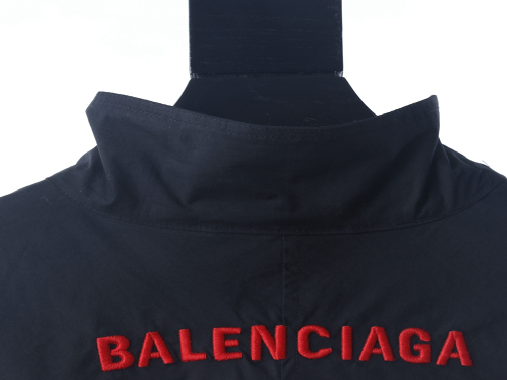 BLCG 19Fw Black And Red Trench Coat