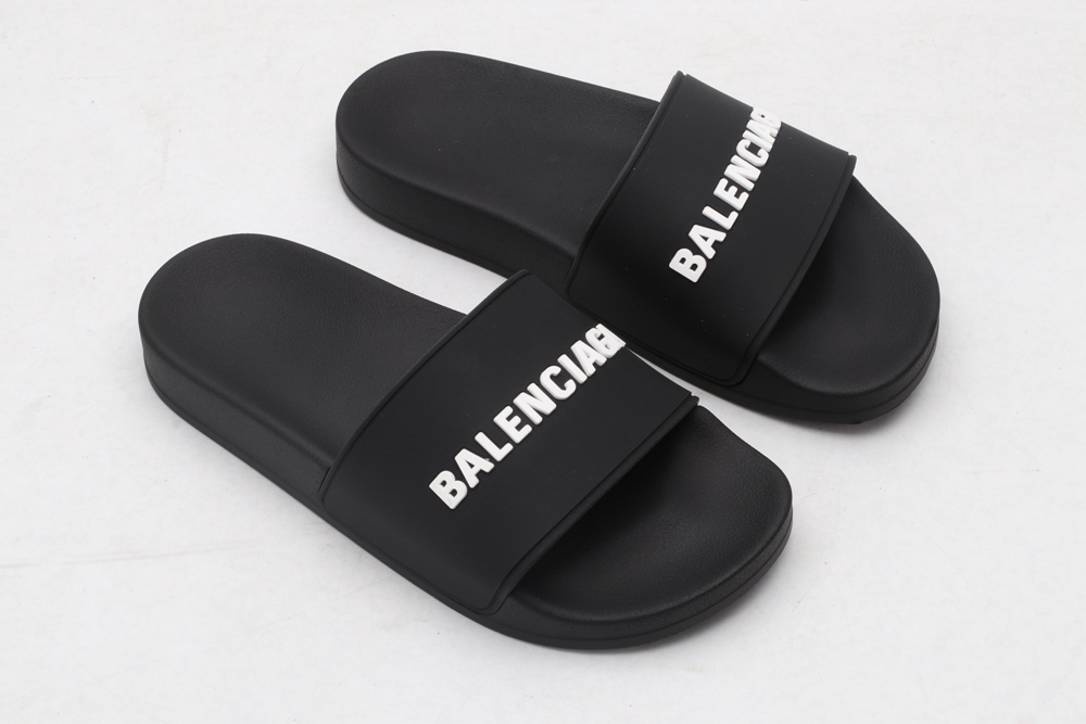 BLG Rubber Slides Black