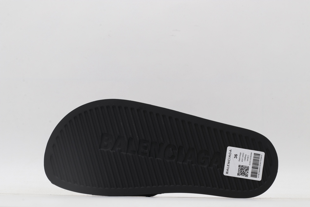 BLG Rubber Slides Black