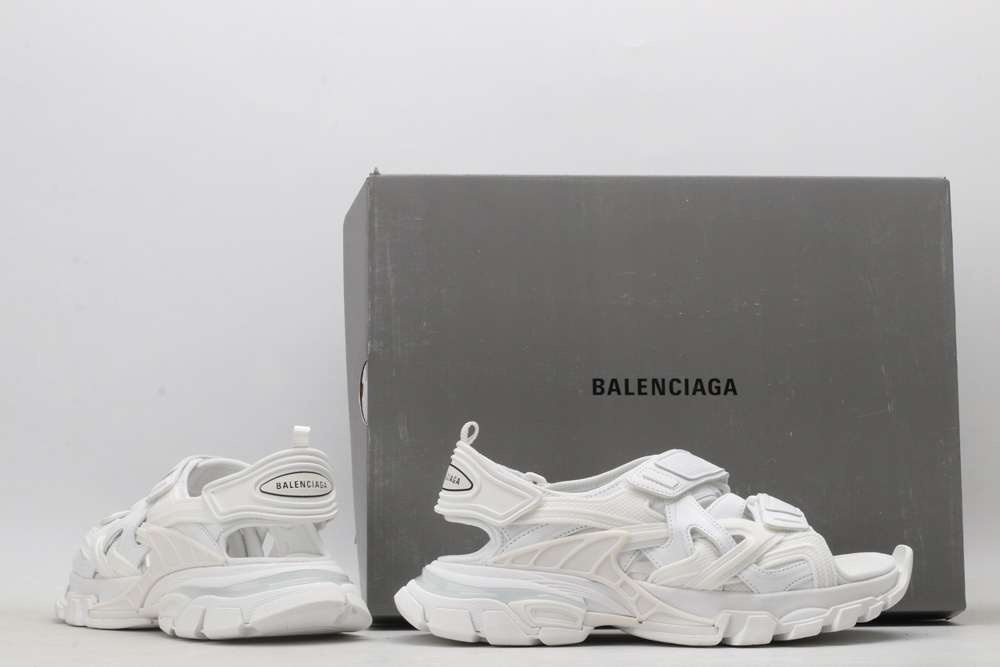BLG Track Sandal Triple White