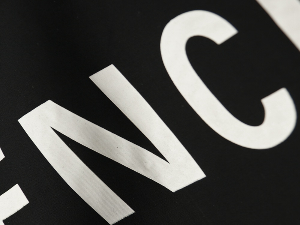 BLCG Logo Back Trench Coat Black