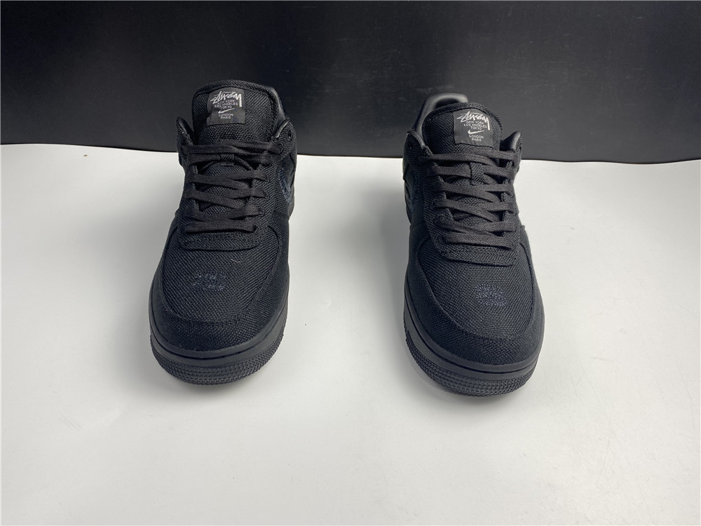 Stussy x Air Force 1 Low Triple Black(CZ9084 001)