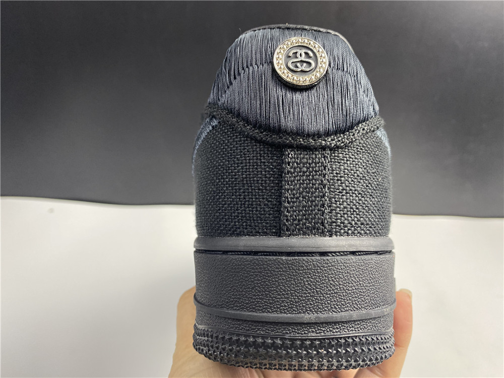 Stussy x Air Force 1 Low Triple Black(CZ9084 001)