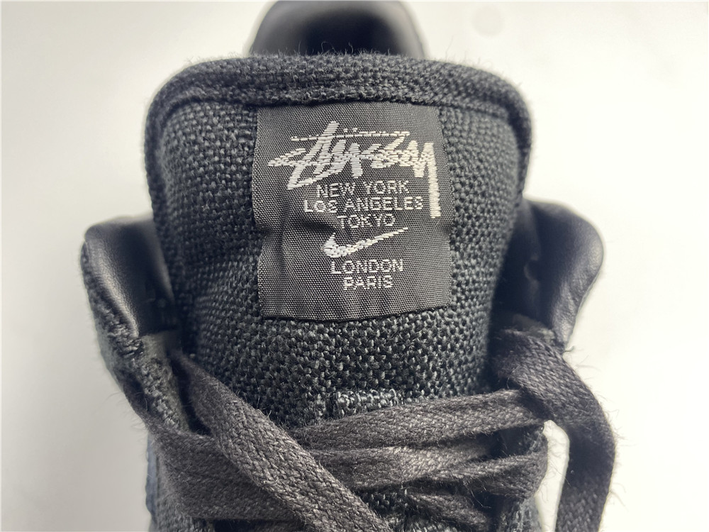 Stussy x Air Force 1 Low Triple Black(CZ9084 001)