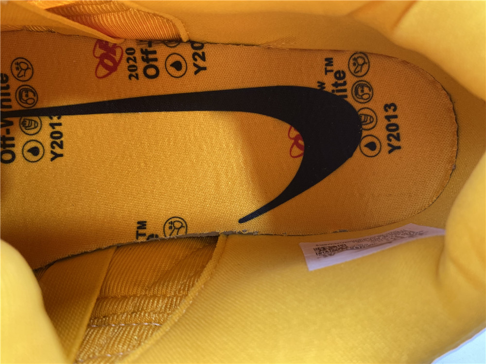 Off-White x Air Rubber Dunk University Gold( CU6015 700)