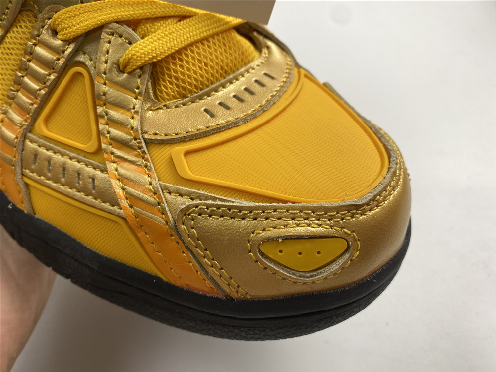 Off-White x Air Rubber Dunk University Gold( CU6015 700)