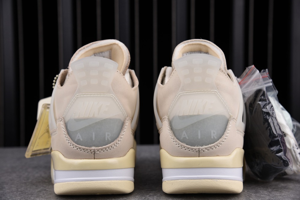 Off-White x Wmns Air Jordan 4 SP Sail