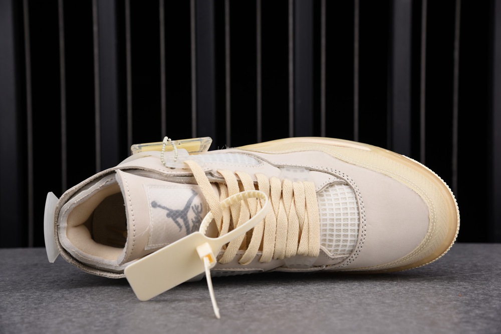 Off-White x Wmns Air Jordan 4 SP Sail