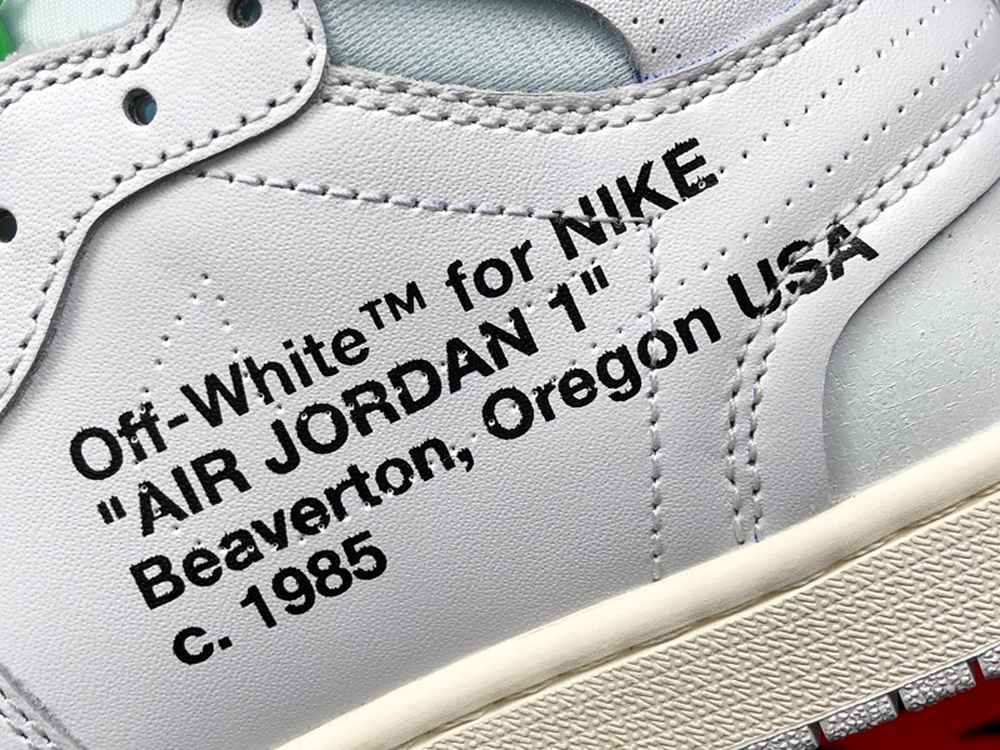 Off-White x Air Jordan 1 Retro High OG White 2018