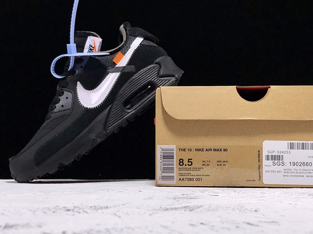 Off-White x Air Max 90 Black