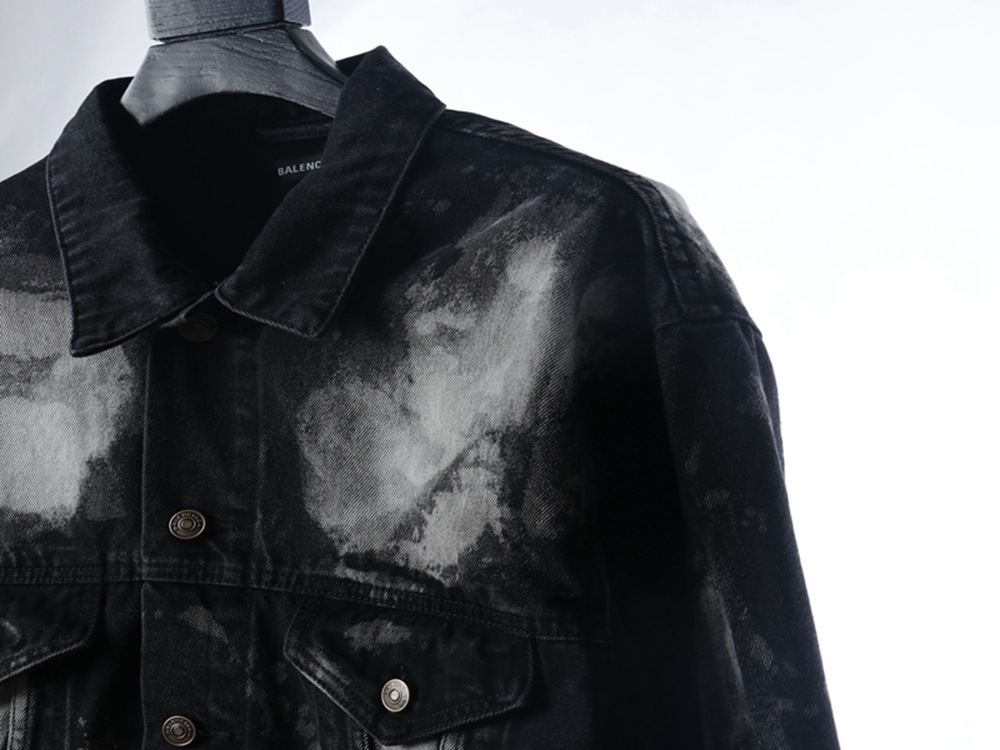 BLCG 19FW Graffiti Washed Denim Jacket