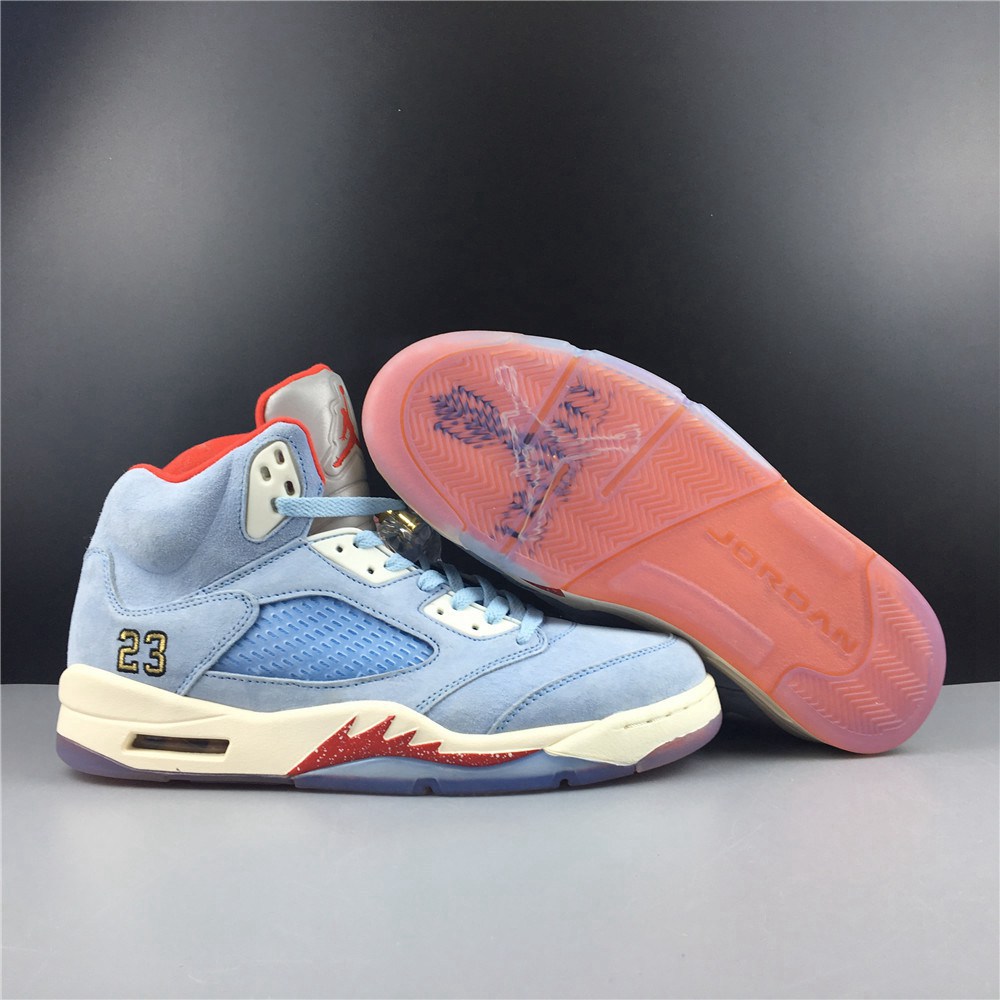 Trophy Room x Air Jordan 5 Ice Blu(CI1899-400)