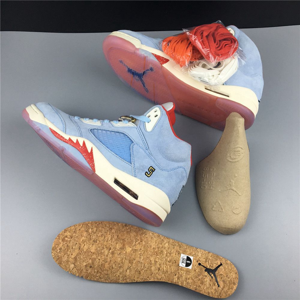 Trophy Room x Air Jordan 5 Ice Blu(CI1899-400)