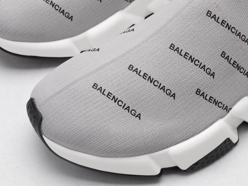 BLG Speed Trainer Mid Logo Print Gray