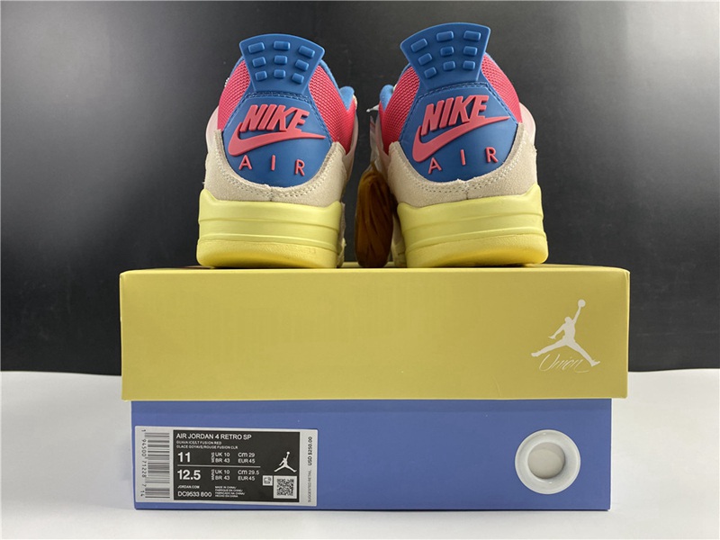 Union LA x Air Jordan 4 Retro Guava Ice(DC9533-800 )