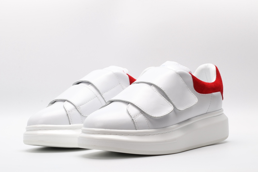 AMQ white&red oversized sneakers