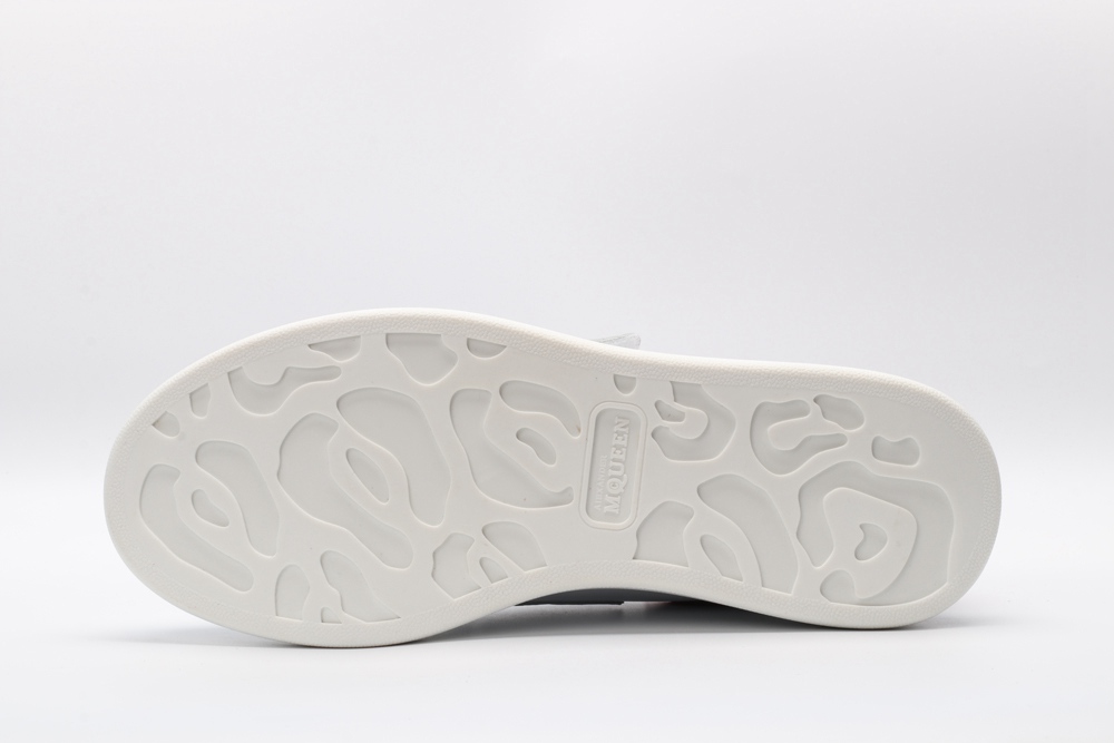 AMQ white&red oversized sneakers