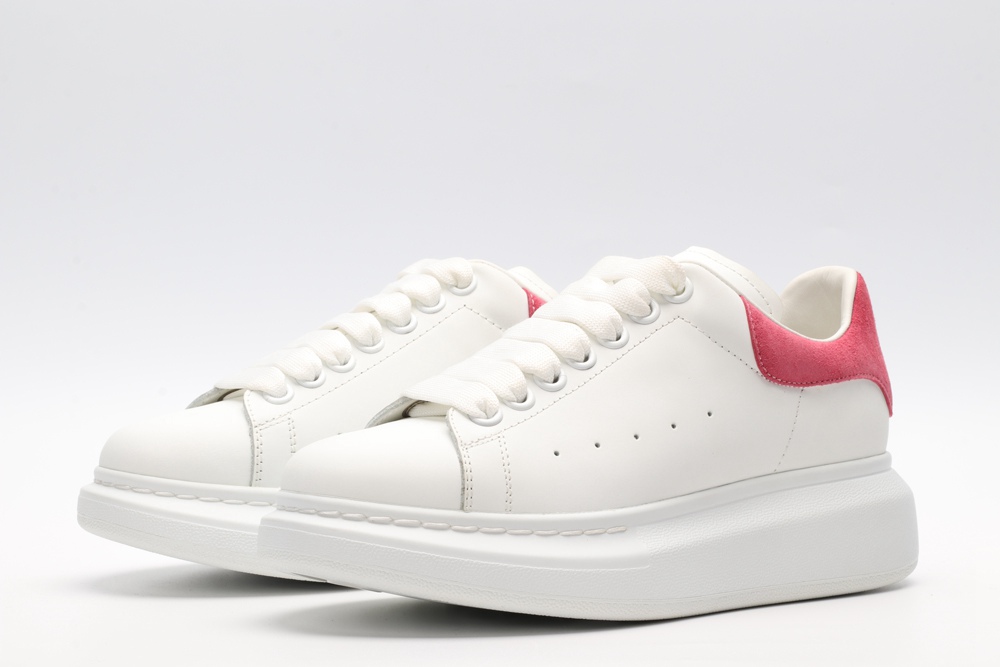 AMQ White & Red Beetle Oversized Sneakers