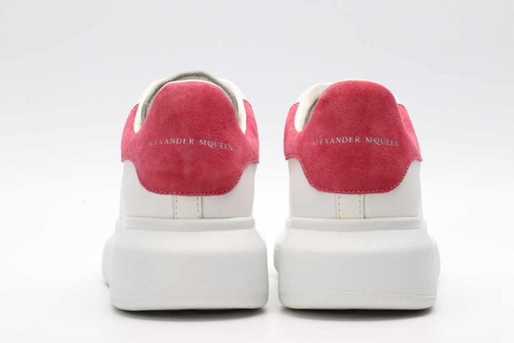 AMQ White & Red Beetle Oversized Sneakers