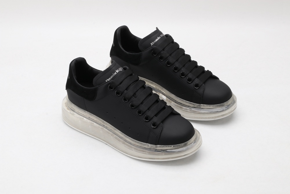 AMQ black oversized sneakers