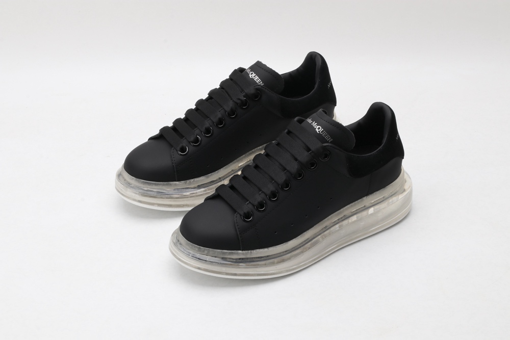 AMQ black oversized sneakers