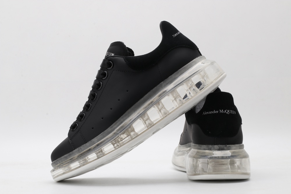 AMQ black oversized sneakers