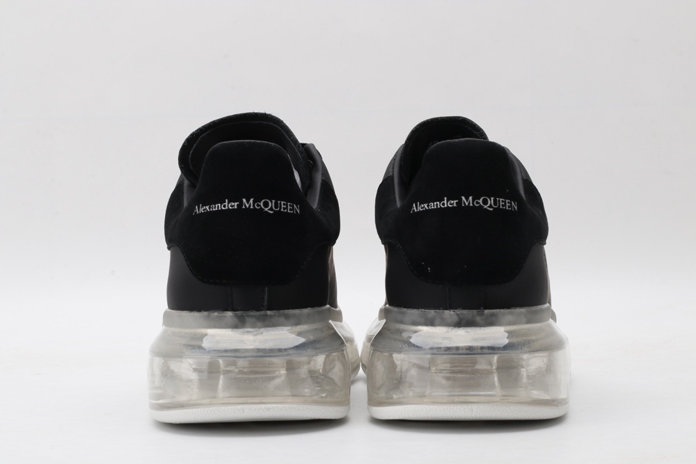 AMQ black oversized sneakers