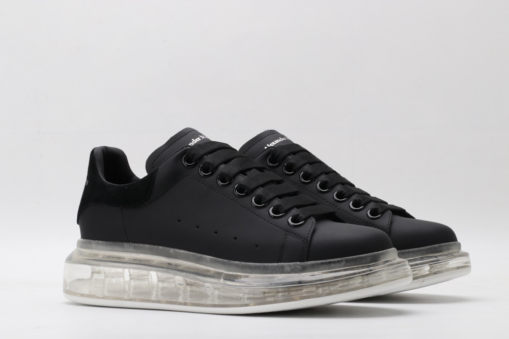 AMQ black oversized sneakers