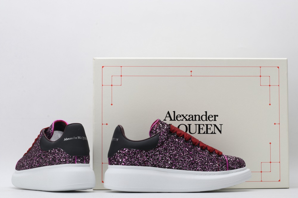 AMQ Multicolor Shell Glitter Oversized Sneaker