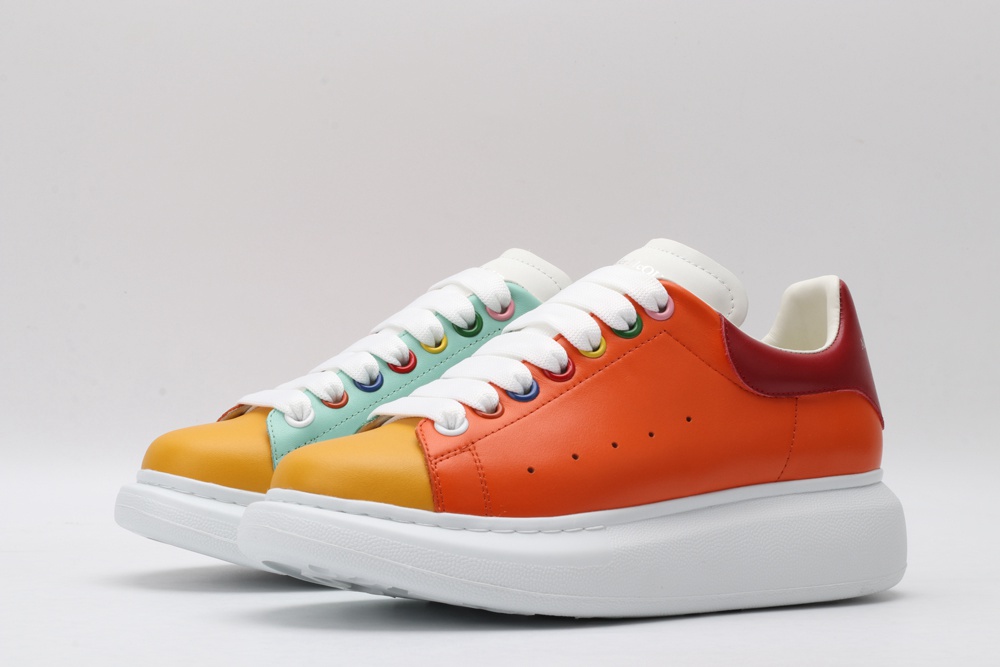 AMQ Leather Sneakers