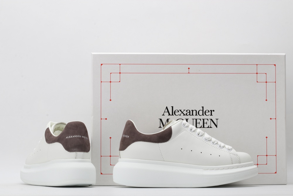 AMQ oversized sneakers with cafe heels