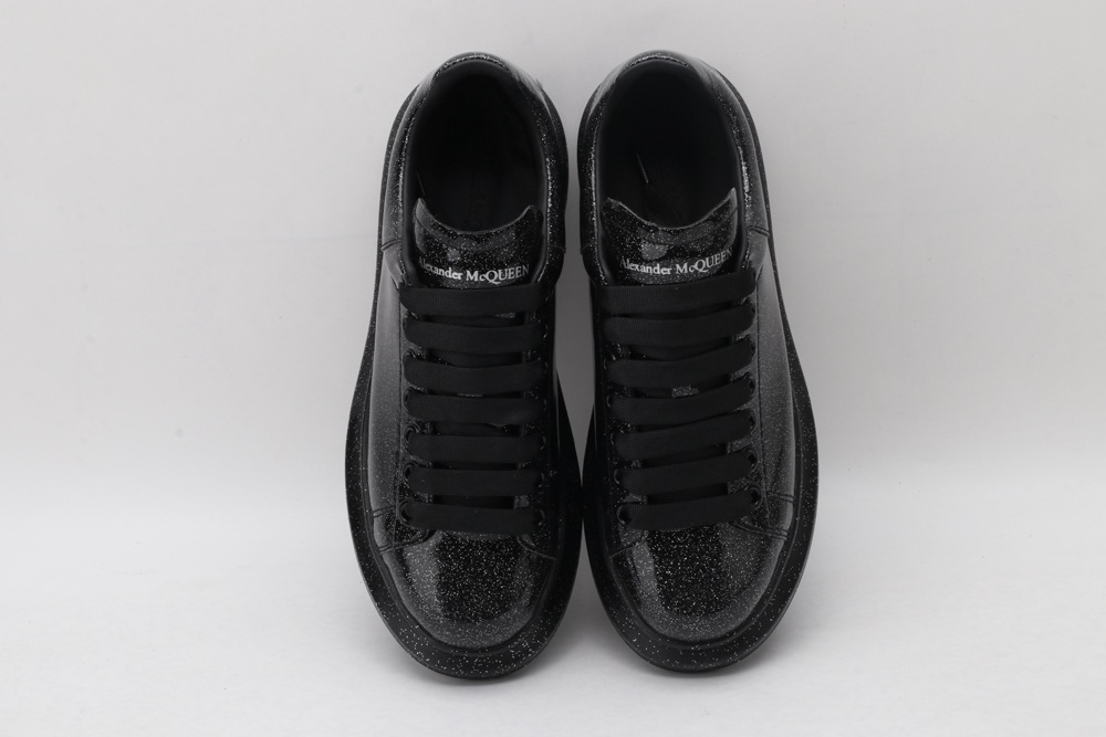 AMQ Oversized glitter sneakers