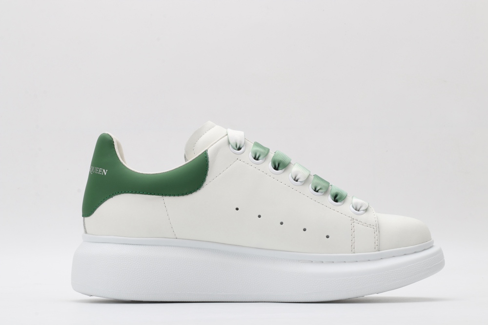 AMQ oversized sneakers with green heel