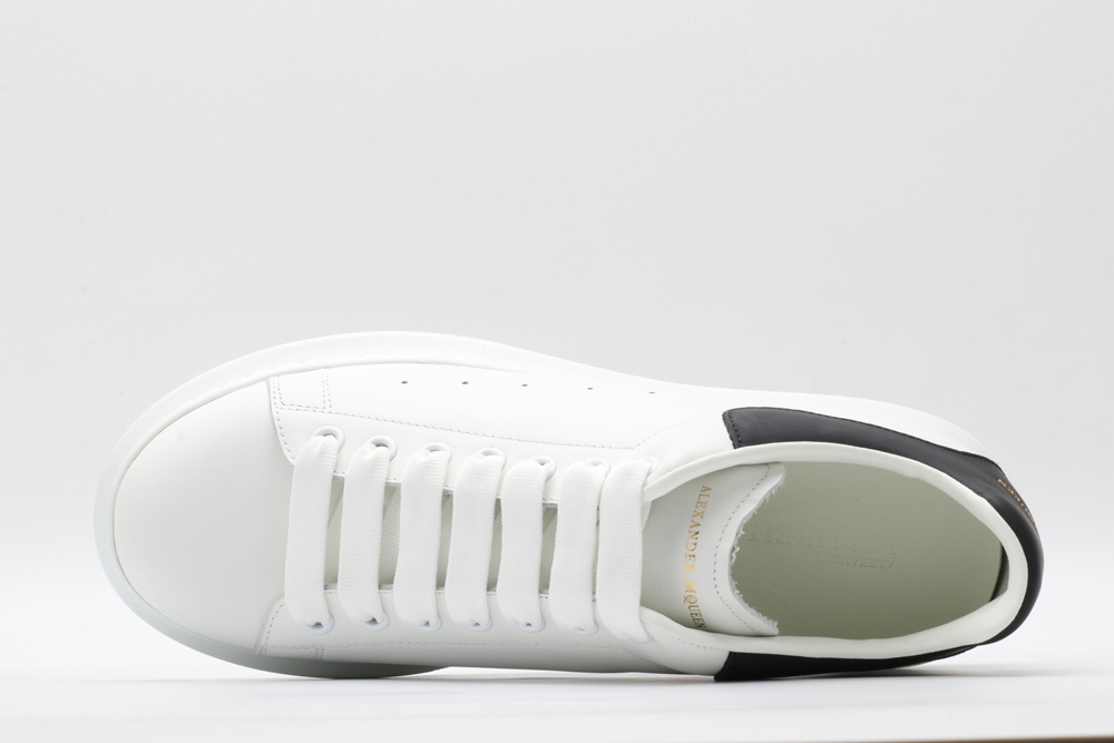 AMQ White oversized sole sneakers