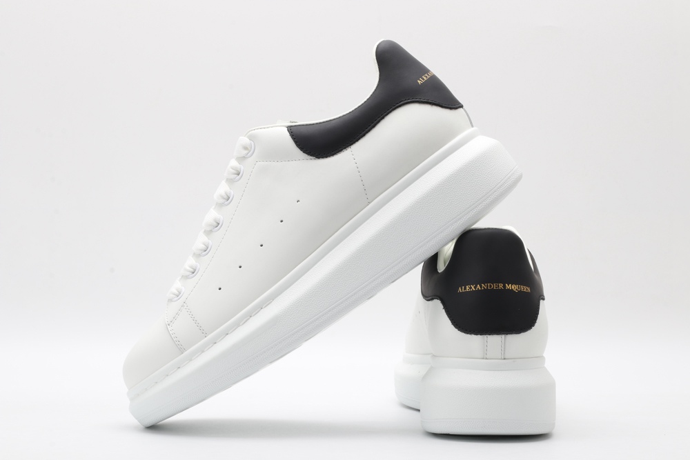 AMQ White oversized sole sneakers
