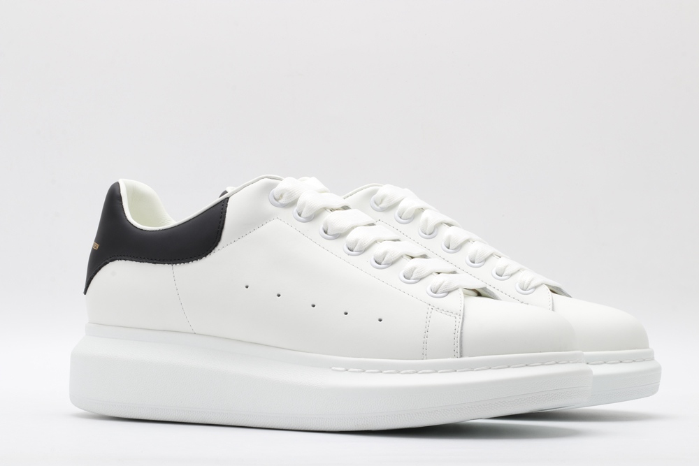 AMQ White oversized sole sneakers