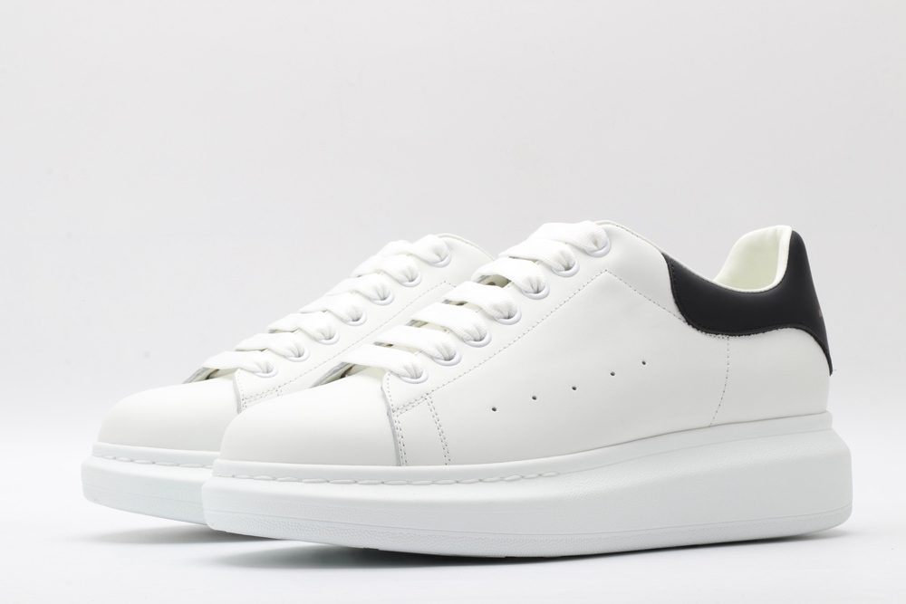 AMQ White oversized sole sneakers