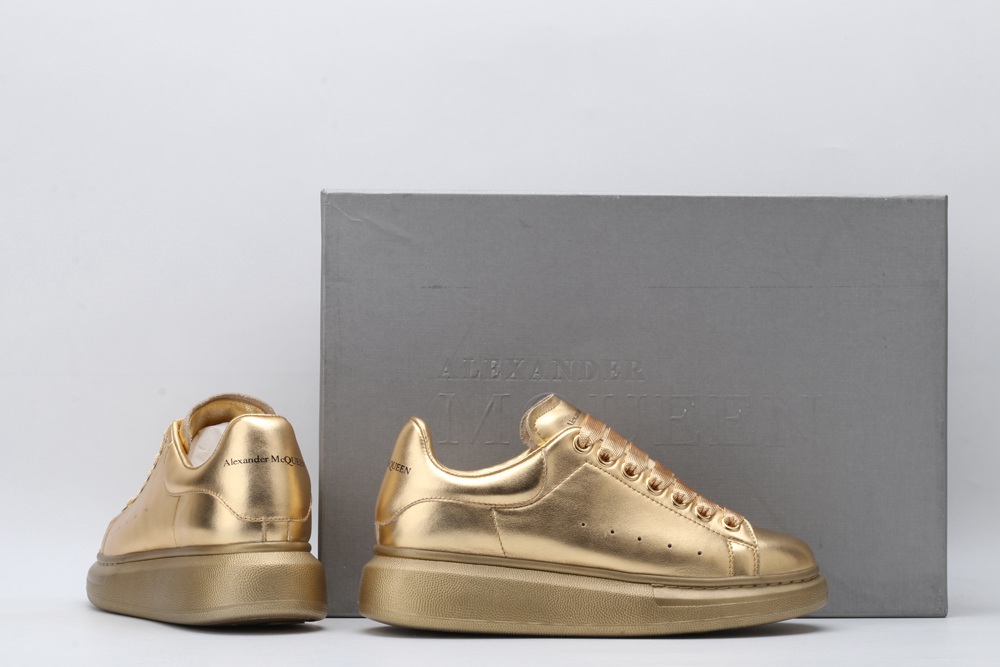 AMQ Gold oversized sneakers