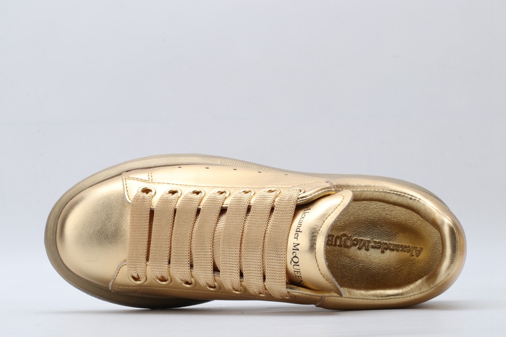 AMQ Gold oversized sneakers