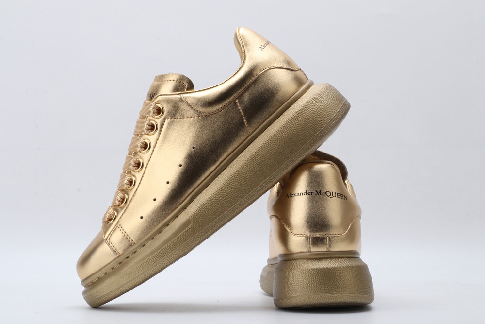 AMQ Gold oversized sneakers