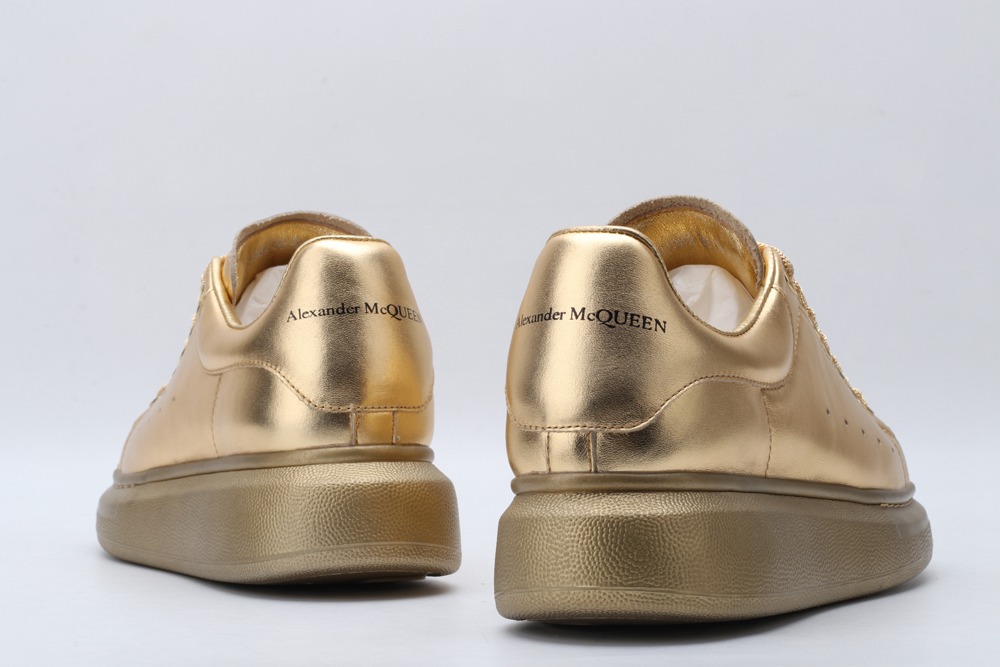 AMQ Gold oversized sneakers