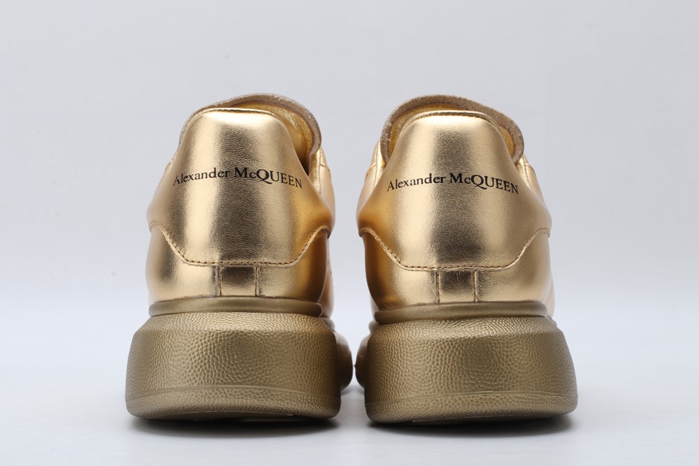 AMQ Gold oversized sneakers