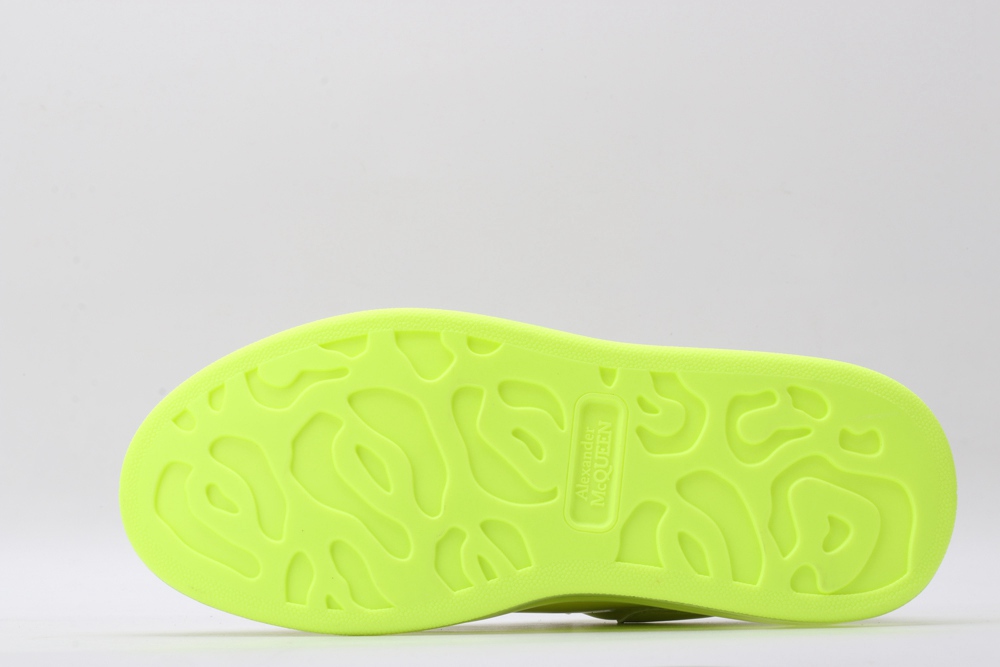 AMQ yellow oversized sneakers