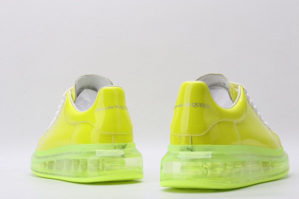 AMQ yellow oversized sneakers