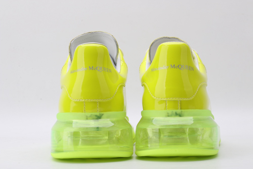 AMQ yellow oversized sneakers