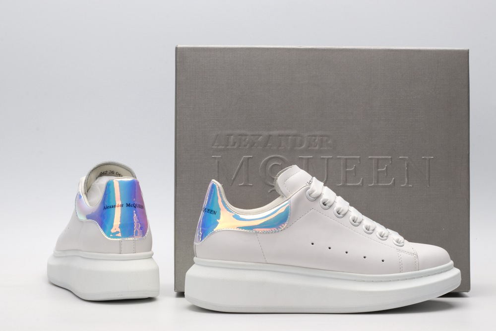 AMQ Oversized Leather Sneakers