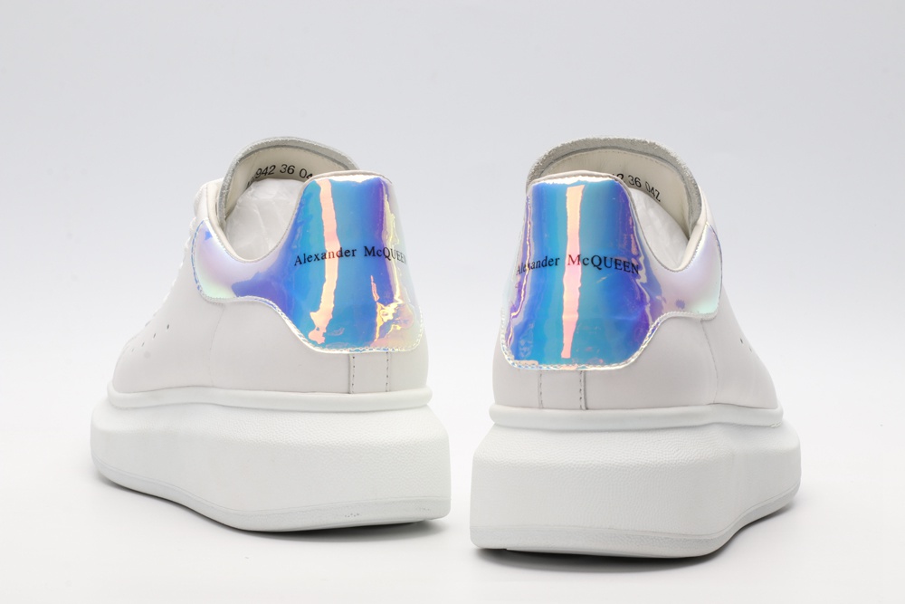 AMQ Oversized Leather Sneakers