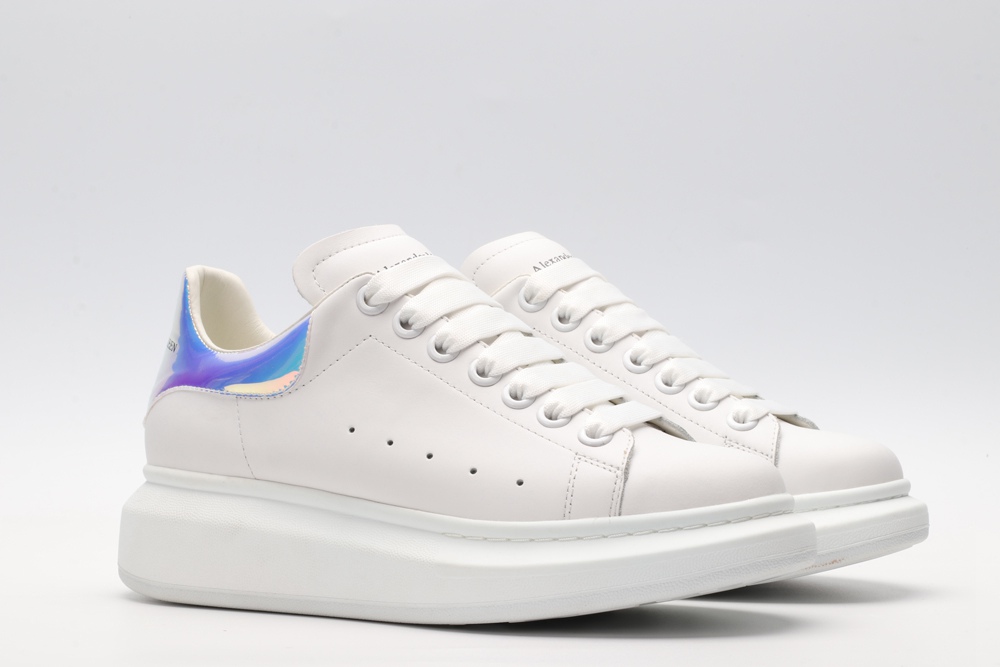 AMQ Oversized Leather Sneakers