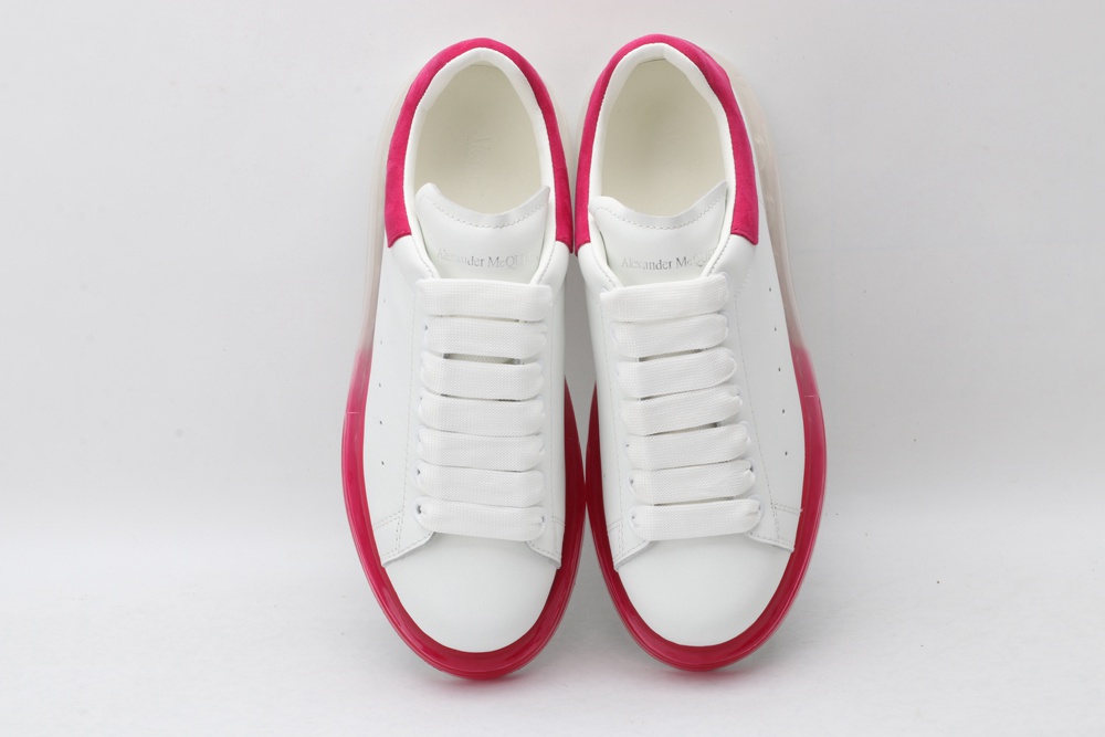 AMQ white & red oversized sneakers